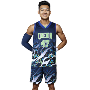 Uniforme de Baloncesto Juvenil con Diseño Personalizado OEM, Ropa Deportiva Sublimada de Talla Grande con Logotipo y Número de Equipo Personalizados - Product Image 1