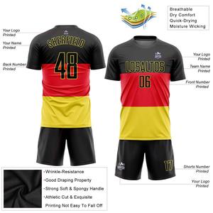 Ropa de fútbol por sublimación personalizada, conjuntos de camisetas de fútbol para hombres, camisetas de práctica de fútbol, camiseta de fútbol, ropa deportiva, uniforme de equipo de fútbol - Product Image 3