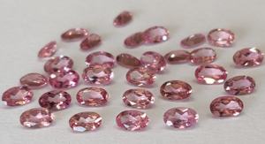 Tourmaline rose naturelle ovale à facettes 3x5mm qualité supérieure-Tourmaline rose en vrac à facettes - Product Image 6