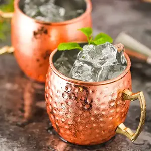 Jarra de cerveza de cobre de diseño moderno para uso doméstico y hotelero para fiestas navideñas para restaurantes - Product Image 2