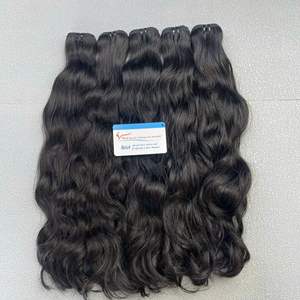 100% Virgin Cambodian Remy Human <b>Hair</b> <b>Extensions</b> Natural Wavy Straight Weft <b>Wig</b> Big Sale with Available Stock - Product Image 4