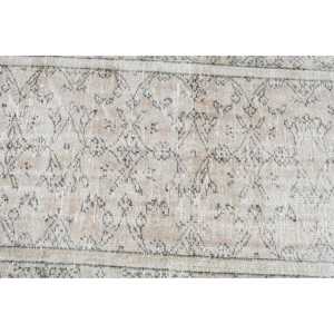 Tapis de 3,1 x 6,3 pieds, tapis vintage décoratif, tapis persan blanc - Product Image 4