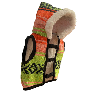 Gilet d'hiver classique léger pour chien avec doublure en Sherpa et polaire, design durable et ajustable - Fournisseur OEM en gros - Product Image 3