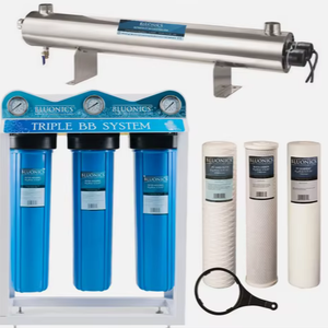 Smart Performance Stainless Steel Ultraviolet Light Sediment Carbon Well Water Filter System - Product Image 1