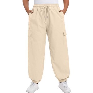 Pantalon droit taille mi-haute pour femme, nouveau design, poche, décontracté, respirant, polyester/coton, saison hivernale, séchage rapide - Product Image 4