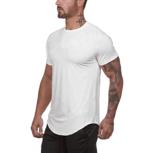 Vierge meilleure qualité t-shirt en gros hommes Gym Fitness t-shirt séchage rapide respirant Gym t-shirt pas cher prix OEM personnalisé - Product Image 3