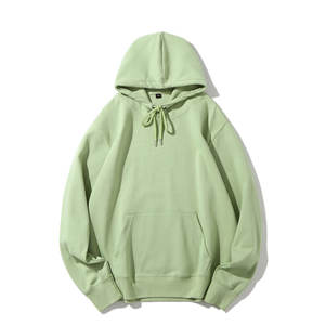 Sweat à capuche en éponge française surdimensionné sur les épaules tombantes Logo personnalisé et commande en gros prête - Product Image 3