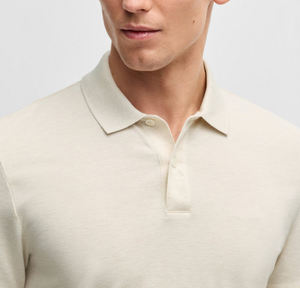 Logo personnalisé imprimé et brodé haute qualité 100% coton tricoté anti-rides hommes pour chemise derniers modèles - Product Image 4