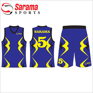 Fabricant Endeavour Entièrement sublimation maillot et short de basket-ball robe personnalisée océan unisexe OEM, - Product Image 3