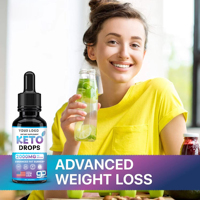 KETO de marque privée OEM gouttes de cétones exogènes BHB pour la perte de poids cétogène supplément de régime cétogène brûleur de graisse amélioré
