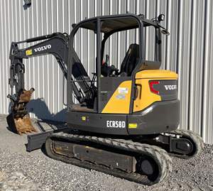 Mini pelleteuse sur chenilles Volvo d'occasion à vendre Nouveau moteur Yanmar bon marché Cylindre hydraulique Bosch Rexroth Capacité du godet de 4m Capacité de 3 ans - Product Image 1