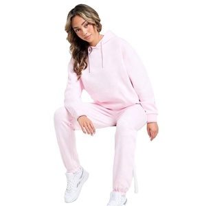 Nouveautés en gros, ensembles de survêtements à capuche courts pour femmes, mode de rue, ensembles deux pièces, logo personnalisé, sweat-shirts et ensembles de jogging - Product Image 4