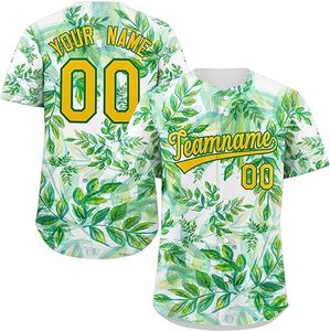 เสื้อเบสบอลแบบซับลิเมชั่นลายพิมพ์นามธรรมแบบไท-ได แขนสั้น ติดกระดุมเต็มตัว พร้อมชื่อทีมและหมายเลข ชุดซอฟต์บอล - Product Image 6