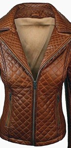 Veste à capuche unisexe en cuir véritable et toile avec doublure en fausse fourrure en coton, respirante, coupe-vent, design vintage élégant pour l'hiver - Product Image 4