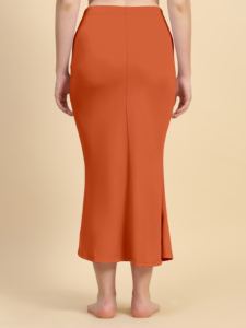 Trendmalls Dusty Orange pour Spandex Respirant Shapers Saree Shapewear Jupon pour Femme - Product Image 6