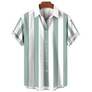 Camisa de Playa Personalizada con Estampado Completo para Hombre, Camisa de Verano Transpirable, Informal, de Manga Corta con Botones - Product Image 3