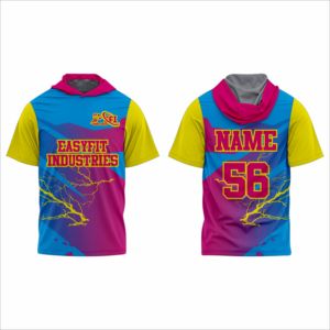 ชุดเสื้อฮู้ดบาสเก็ตบอลผ้าโพลีเอสเตอร์ระบายอากาศได้ดี สกรีนโลโก้ หมายเลข และชื่อ ตามสั่ง ไซส์พลัส สำหรับฤดูร้อน - Product Image 2
