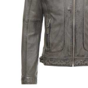 Vente en gros de vestes en cuir personnalisées pour hommes, manteau d'extérieur de motocycliste chaud et à la mode pour l'hiver, OEM ODM disponible - Product Image 6