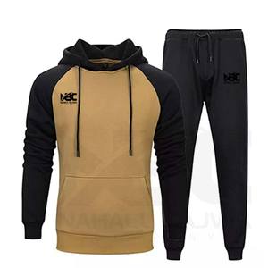 Pantalon et veste à capuche XL grande taille pour hommes, logo personnalisé le plus vendu, survêtement 2 pièces décontracté de fitness - Product Image 1