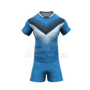 Uniforme de rugby professionnel évacuation de l'humidité et tissu extensible maillot et short de rugby haute performance - Product Image 4