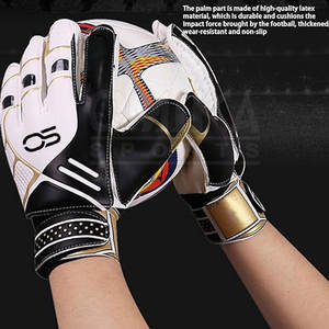 ถุงมือผู้รักษาประตูหนังระบายอากาศได้ดีสินค้ามาใหม่บริการ OEM ตามสั่งสำหรับการฝึกกีฬา - Product Image 4