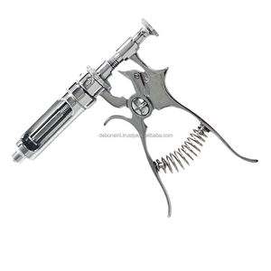 Jeringa Veterinaria de Acero Inoxidable, Inyector Continuo de 30, 50 y 100 cc, Certificación CE, Manual, Garantía de 3 Años, Quirúrgica - Product Image 2