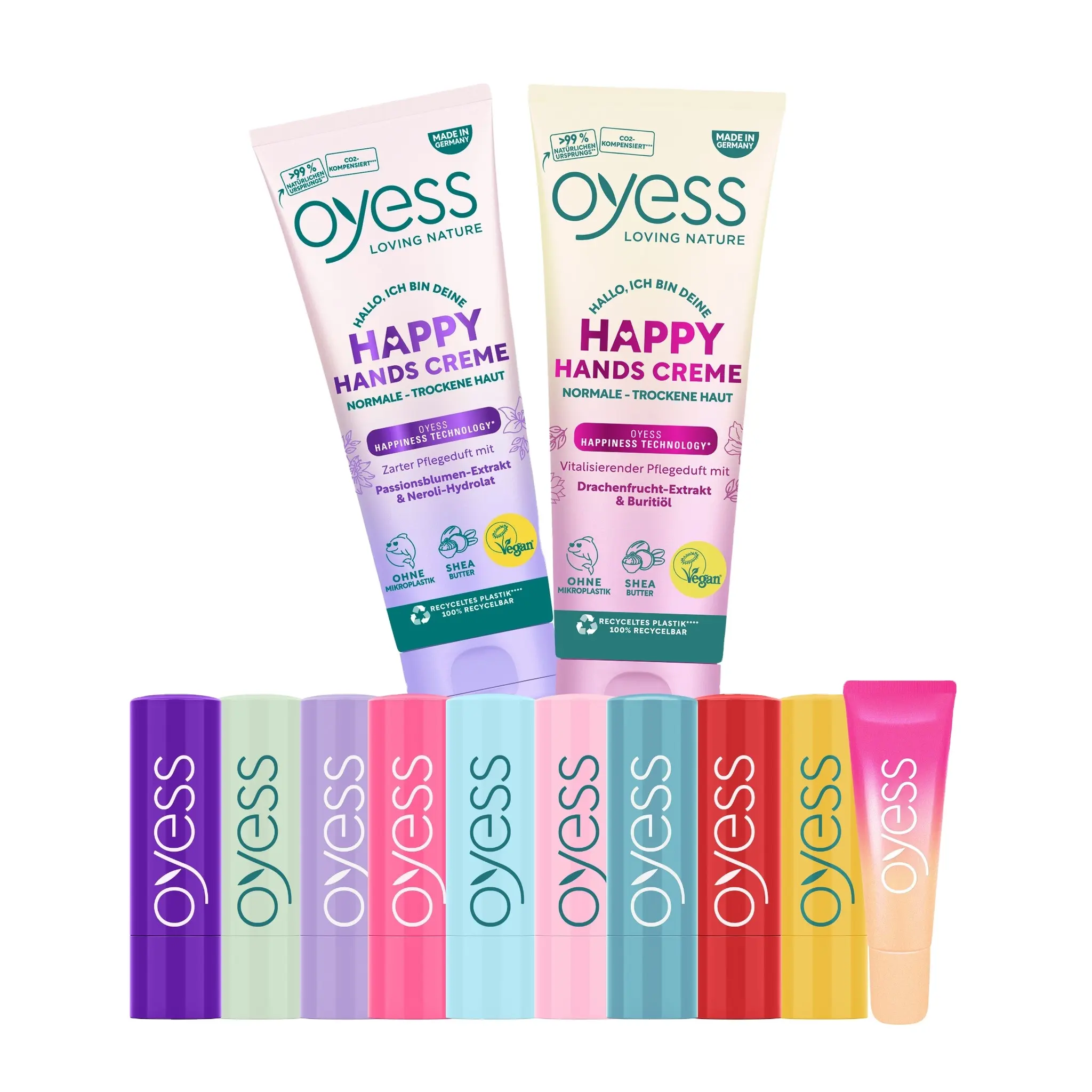 ชุดหลากหลาย Oyess Unisex พร้อมครีมทามือและการดูแลริมฝีปาก ส่งเสริมผิวใสและสุขภาพดีพร้อมกลิ่นหอมสดชื่น