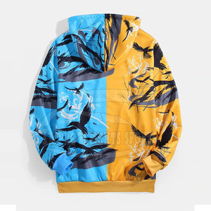 ผลิตในปากีสถาน ราคาถูก เสื้อฮู้ดดี้ซับลิเมชั่นสำหรับฤดูหนาว ผ้าฝ้าย 100% ทรงโอเวอร์ไซส์ ระบายอากาศได้ดี กันลม ผ้าฟลีซ - Product Image 2