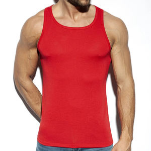 AASTANA WEARS INC Débardeur de sport d'été pour homme, col rond, tricot polyester/coton, respirant, séchage rapide, sous-vêtement musculaire personnalisé - Product Image 4