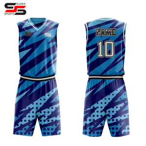 Uniforme de basket-ball respirant de haute qualité, évacuant l'humidité, séchage rapide, nouveau design personnalisé, 100% polyester, uniforme de basket-ball pour hommes - Product Image 4