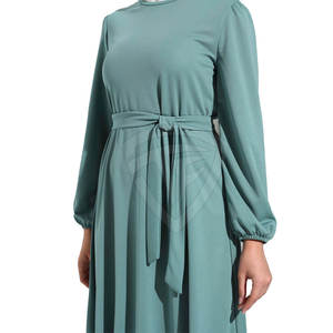 Robe musulmane traditionnelle décontractée pour femmes Mode modeste Tissu de coton doux Fourniture d'usine OEM - Product Image 5