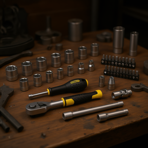 Jeu de clés à douille Stanley 45 pièces 3/8'' - Kit d'outils complet - Product Image 3