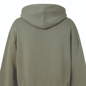 Sweat à capuche zippé de haute qualité couleur marron avec deux poches avant Streetwear personnalisé sweat à capuche uni en molleton lourd - Product Image 4