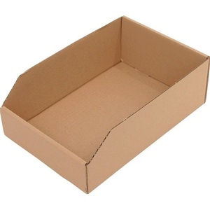 Paper & Media <b>Boxes</b> Single-Wall Corrugated Cardboard Shelf Box 300x200x100mm Brown Pack of 50 - Product Image 1