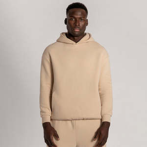 Survêtement brodé en coton personnalisé 500gsm, ensemble de pantalons évasés deux pièces pour hommes, survêtements à capuche, survêtements pour hommes - Product Image 4