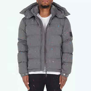 2025 Premium Quality Puffer <b>Jacket</b> Customized Size Unique Design With Stand Collar For Winter <b>Jacket</b> For Man - Product Image 2