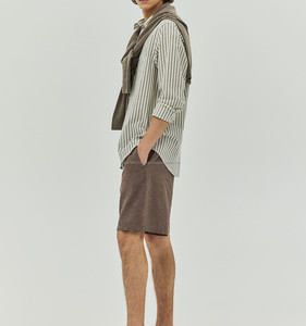 Wholesale Plain Streetwear Drawstring Blank Heavy Thick French Terry Cotton Jogger <b>Shorts</b> Men Cotton <b>Fleece</b> Sweat <b>Shorts</b> - Product Image 5