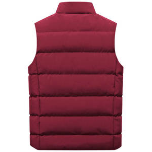 Nouveauté Veste matelassée d'hiver de haute qualité sans capuche sans manches pour homme Vêtement de rue respirant - Product Image 5