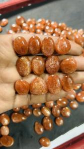 พลอยอัญมณีรูปไฟธรรมชาติ100% ผสมตามสั่งเกรด AAA สำหรับการทำเครื่องประดับซันสโตนจากธรรมชาติที่น่าตื่นตาตื่นใจ - Product Image 3