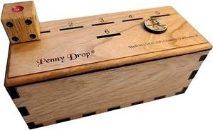 Natural Wood Penny <b>Drop</b> Savings <b>Box</b> | Smooth Handmade Work | Wholesale Supplier - Product Image 2