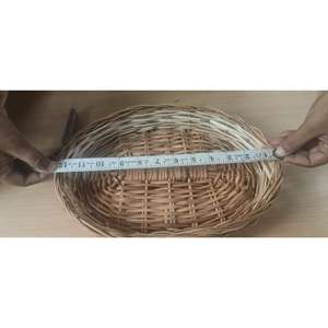 Cesto de regalo de caña de bambú hecho a mano, artesanías naturales, flores, Cubo de corredor de apuestas, Rectangular, ligero, regalo, hogar, jardín - Product Image 4