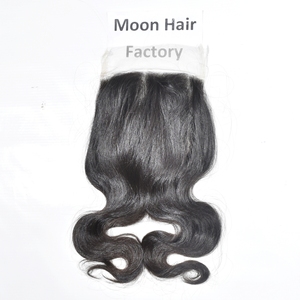 Cabello humano indio súper natural sin procesar, con cutícula intacta y cierre de onda corporal disponible a precios muy asequibles - Product Image 2