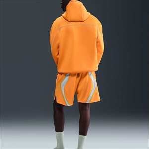 Sudadera con Capucha de Felpa de Algodón Grueso para Hombre, Hombros Caídos, Lisa, Sin Cordones, Informal, Diseño Urbano de Invierno, Estampada - Product Image 2