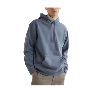 Sudadera de Algodón para Hombre al por Mayor con Logotipo Bordado, Aplique Sólido, Manga Larga, Capucha, Ropa Urbana, Sudaderas con Estampado Personalizado - Product Image 1