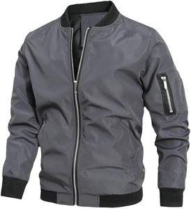 แจ็กเก็ตบอมเบอร์ tasslan ทันสมัยและสวมใส่สบายเสื้อนอกน้ำหนักเบาสำหรับกลางแจ้งและสตรีท - Product Image 1