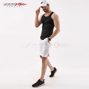 Ropa deportiva para hombre, pantalones cortos para correr con detalle de bolsillo y tela fresca, pantalones cortos para correr para gimnasio para hombre con estiramiento ligero - Product Image 1