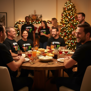 T-shirt de Noël pour le marié, t-shirt assorti pour la bande de célibataires - Product Image 3