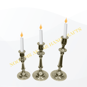 Aluminium Style Art Déco Couleur Personnalisée Design Fait à la Main Elégant Rétro Éclairage Géométrique Centre de Table de Noël - Product Image 3