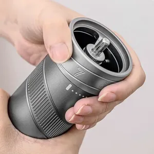 Molinillo de Café Manual Ajustable de Aleación de Aluminio, Molinillo de Mano Portátil con Muelas Cónicas, Juego de Herramientas de Cocina para Espresso, Fácil de Limpiar - Product Image 5