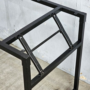 Industrial Style <b>Folding</b> Metal Legs for 100x60x75cm CHB68042 <b>Tables</b> for Home Office <b>Dining</b> Kitchen for <b>Chairs</b> and Sofas - Product Image 4